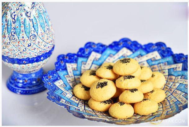 طرز تهیه شیرینی برنجی عید 1 شیرینی برنجی عید