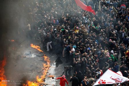 آتش زدن خیمه ها در روز عاشورا