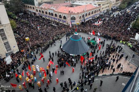 آتش زدن خیمه ها در روز عاشورا
