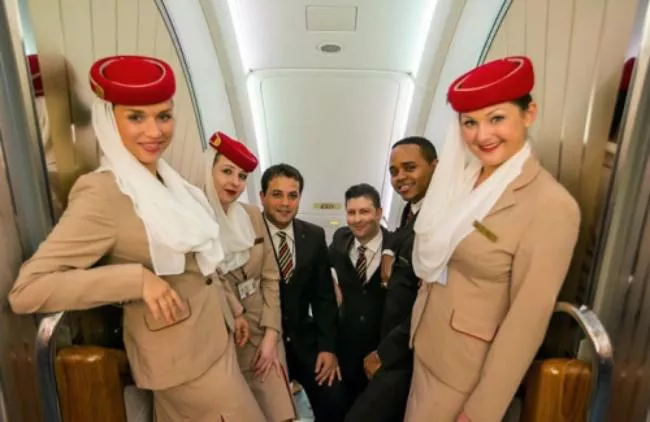 داخل هواپیمای ایرباس a380 امارات 10