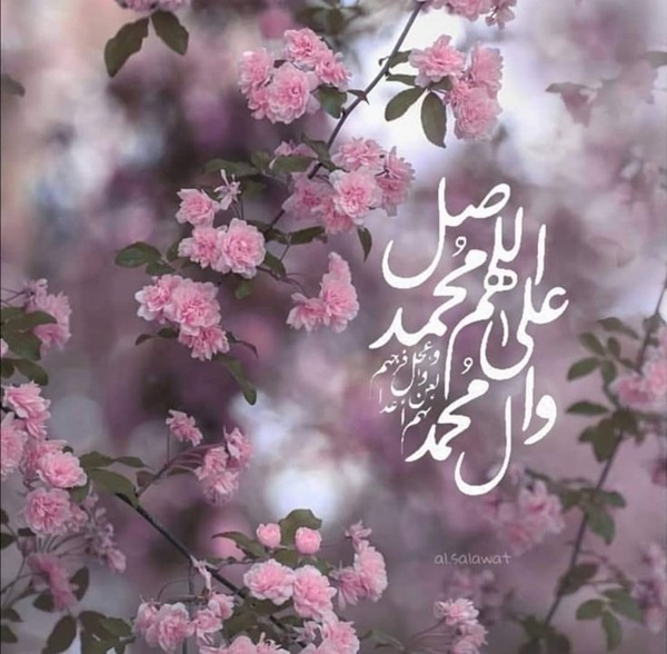عکس پروفایل صلوات با گل محمدی عکس پروفایل صلوات با گل محمدی