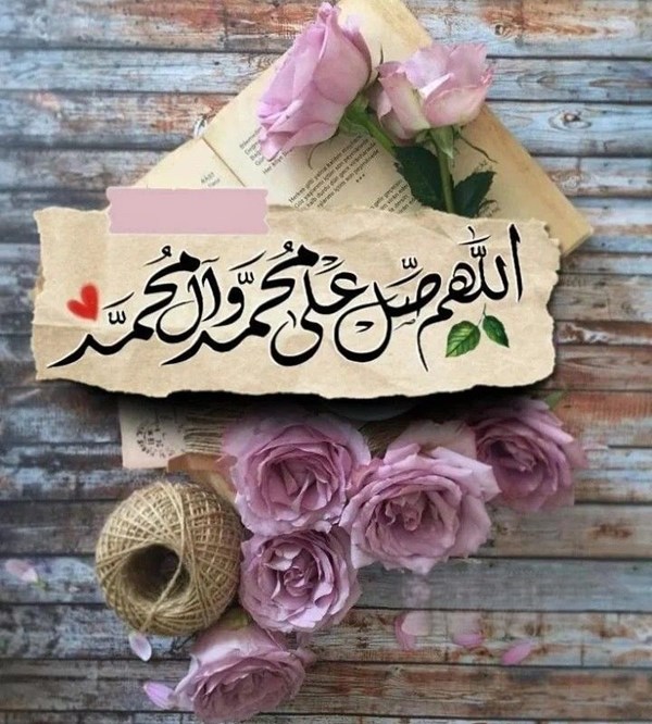 عکس پروفایل صلوات با گل محمدی عکس پروفایل صلوات با گل محمدی