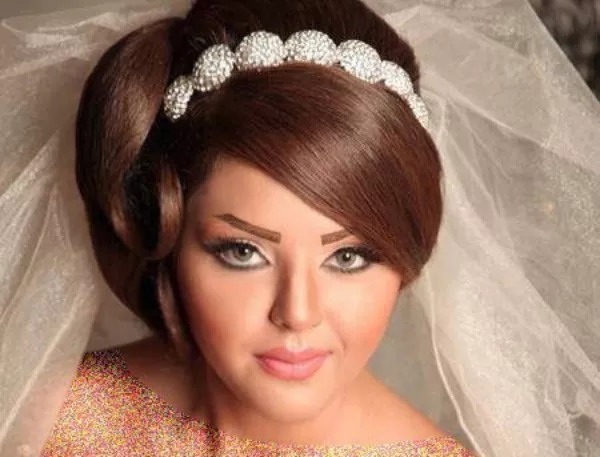 مدل میکاپ و شینیون جدید عروس 10