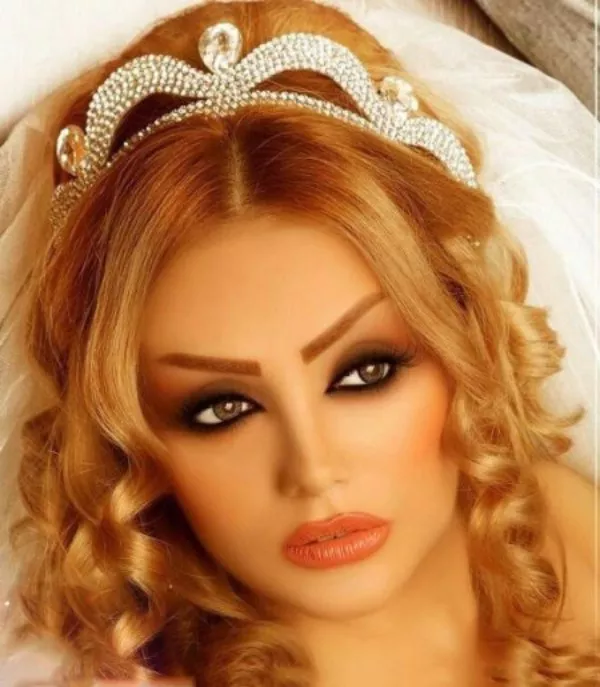 مدل میکاپ و شینیون جدید عروس 7