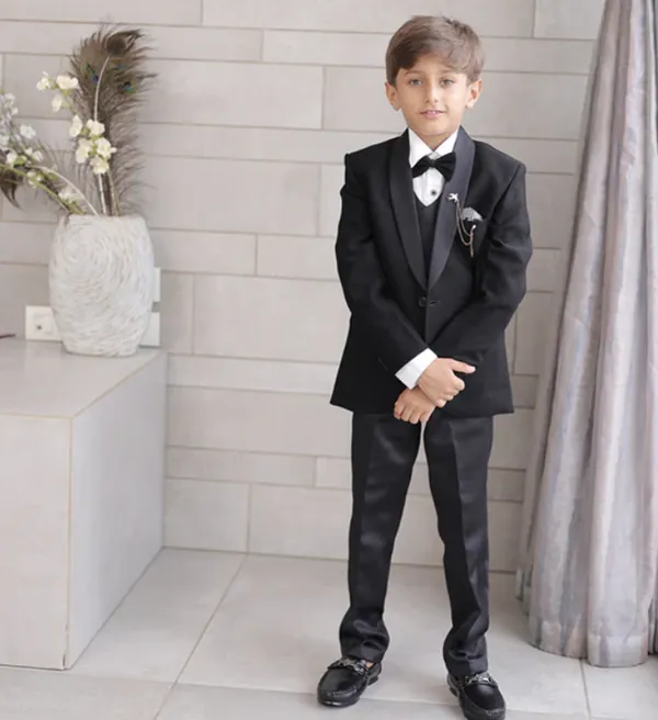 کت و شلوار پسرانه 12 ساله مشکی 15