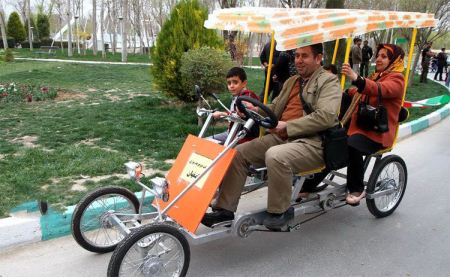 دوچرخه چهار نفره + عکس دوچرخه چهار چرخ
