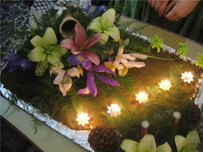تزیین سینی حنا برای حنابندان عروس تزیین سینی حنا برای حنابندان عروس