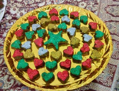 تزیین سینی حنا برای حنابندان عروس تزیین سینی حنا برای حنابندان عروس