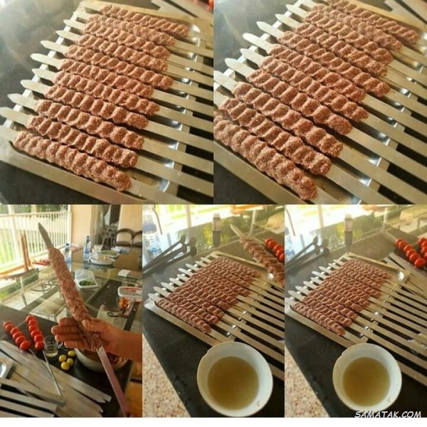طرز تهیه کباب کوبیده بازاری بدون ریزش طرز تهیه کباب کوبیده بازاری بدون ریزش