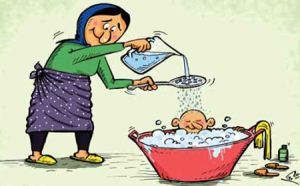 کاریکاتور مفهومی با مضمون "صرفه جویی در مصرف آب" 89 345346