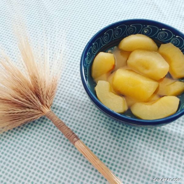 کمپوت سیب فوری؛ طرز تهیه کمپوت سیب در داخل شیشه