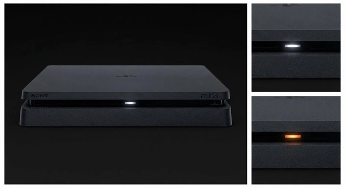 دکمه Power و حالت های چراغ ps4 slim