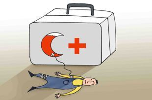 کاریکاتور زیبا به مناسبت روز هلال احمر و صلیب سرخ 85 62634