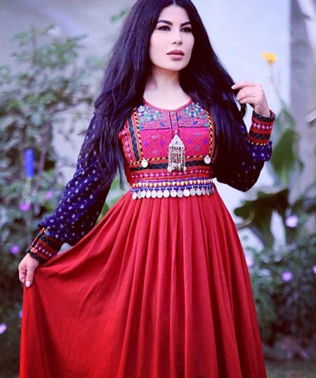 جدیدترین مدل های لباس مجلسی زنانه افغانی
