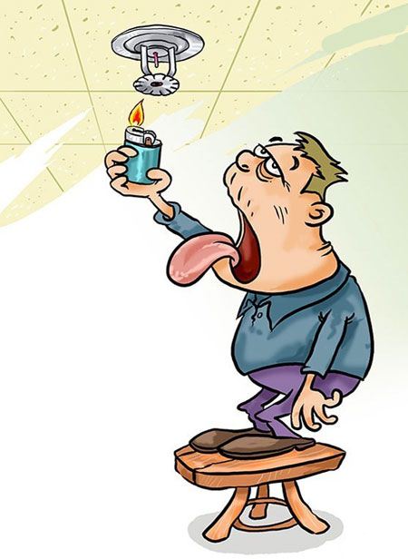 کاریکاتور قحطی و کمبود آب