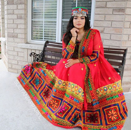 جدیدترین مدل های لباس مجلسی زنانه افغانی