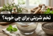 خواص تخم شربتی