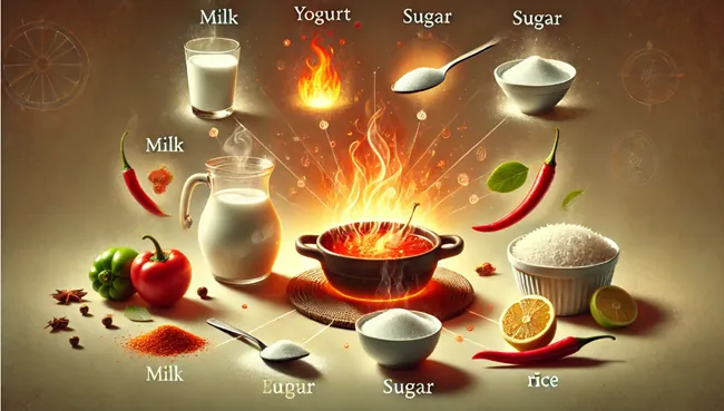 برای از بین بردن تندی فلفل در غذا چکار کنیم؟ 3 برای از بین بردن تندی فلفل در غذا چکار کنیم