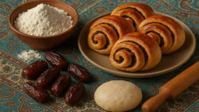 طرز تهیه نان خرمایی با آرد گندم 5 طرز تهیه نان خرمایی با آرد گندم
