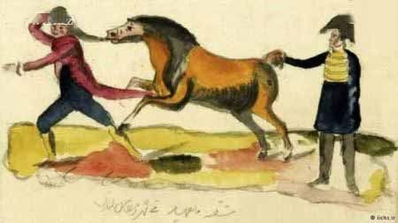 نقاشی هایی که ناصرالدین شاه کشیده است نقاشی هایی که ناصرالدین شاه کشیده است