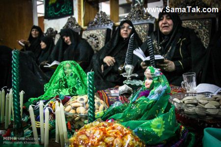 تصاویری از مجلس روضه خوانی زنانه