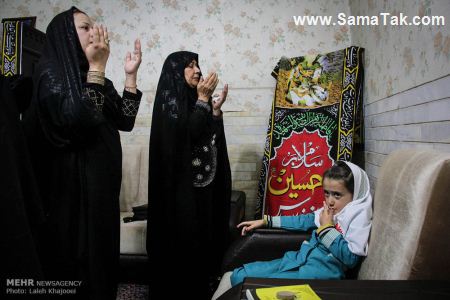 تصاویری از مجلس روضه خوانی زنانه