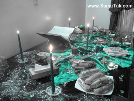 تصاویر تزیینات و چیدمان سفره های نذری