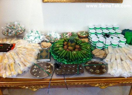 تصاویر تزیینات و چیدمان سفره های نذری
