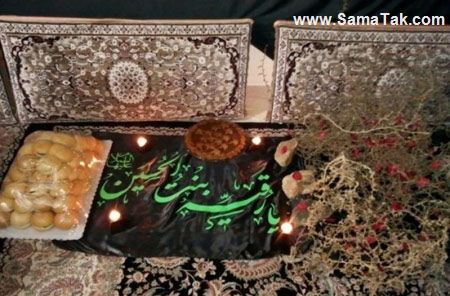 تصاویر تزیینات و چیدمان سفره های نذری