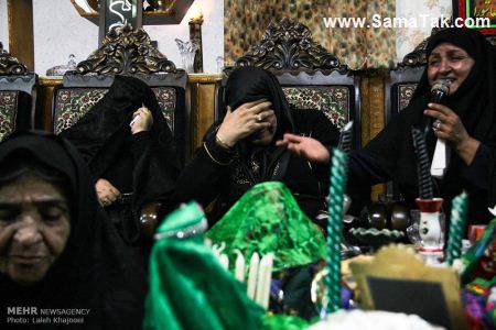 تصاویری از مجلس روضه خوانی زنانه
