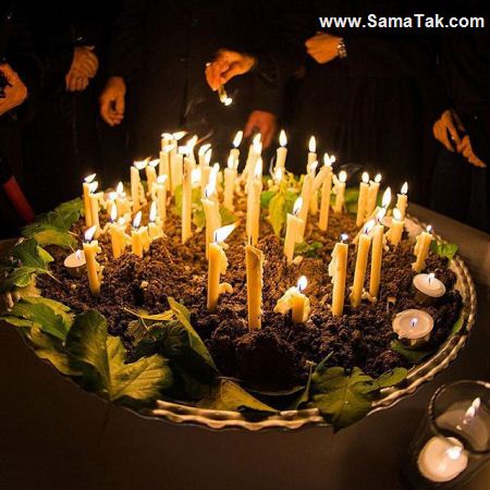 عکس شمع های شام غریبان در غروب روز عاشورا عکس شمع های شام غریبان در غروب روز عاشورا
