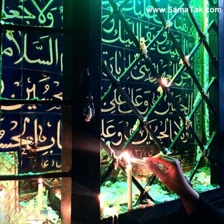 عکس شمع های شام غریبان در غروب روز عاشورا عکس شمع های شام غریبان در غروب روز عاشورا