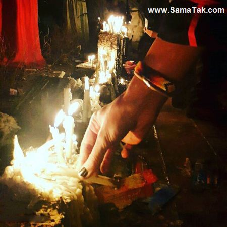 عکس شمع های شام غریبان در غروب روز عاشورا عکس شمع های شام غریبان در غروب روز عاشورا