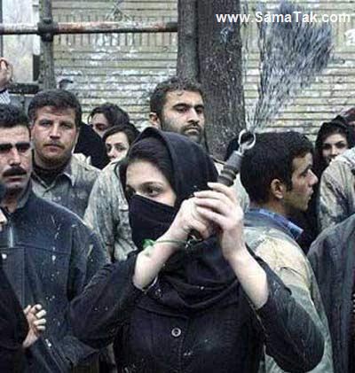 مراسم زنجیر زنی زنان در روز عاشورا 2 زنجیر زنی زنان