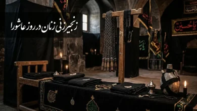 مراسم زنجیر زنی زنان در روز عاشورا 19 زنجیر زنی زنان در روز عاشورا