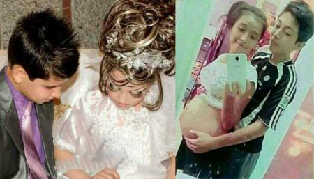 دختر 10 ساله ایرانی از شوهر 12 ساله اش باردار شد + تصاویر دختر 10 ساله ایرانی از شوهر 12 ساله اش باردار شد + تصاویر