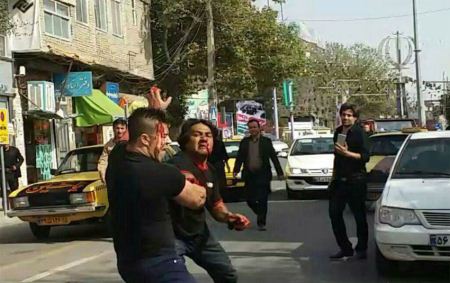 گزارش تصویری از نزاع و چاقوکشی در شهرستان میانه