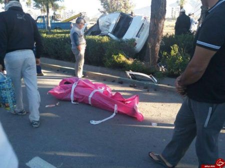 صحنه های دلخراش از تصادف پراید با تیبا (18+) صحنه های دلخراش از تصادف پراید با تیبا (18+)
