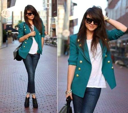 ست های شیک شلوار لی و بلوز اسپرت زنانه