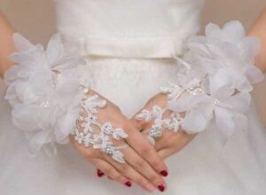 جدیدترین مدل های دستکش عروس (توری - گیپور - بلند) 81 1187700521 samatak com