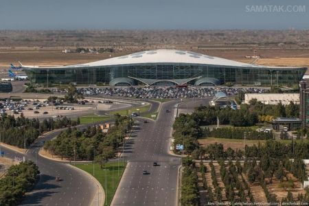 عکس های فرودگاه باکو آذربایجان زیبا و پیشرفته ترین فرودگاه جهان