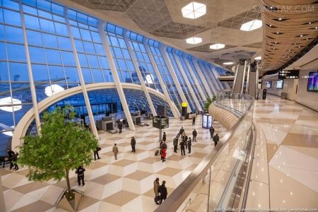 عکس های فرودگاه باکو آذربایجان زیبا و پیشرفته ترین فرودگاه جهان