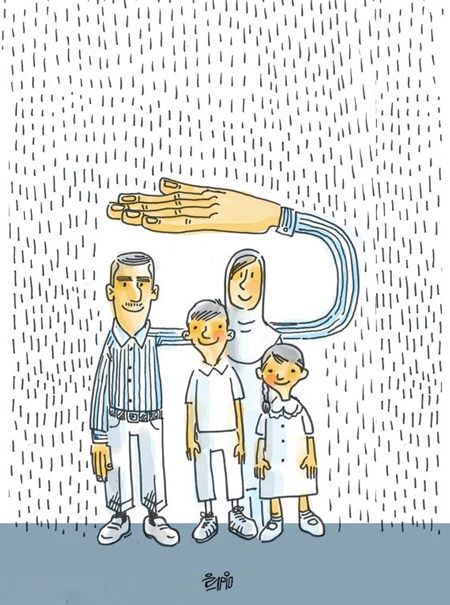 کاریکاتور روز پدر | کاریکاتور روز مرد