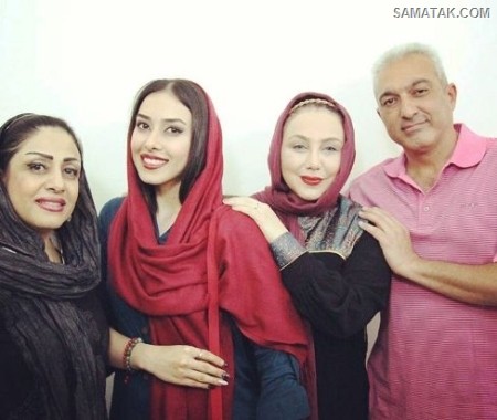 عکس دسته جمعی بهنوش بختیاری در کنار برادر و برادرزاده اش عکس دسته جمعی بهنوش بختیاری در کنار برادر و برادرزاده اش