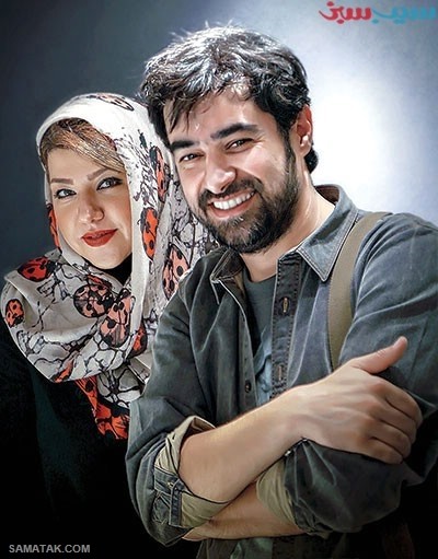 شهاب حسینی و همسرش