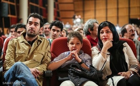 شهاب حسینی در کنار پسر و همسر سابق