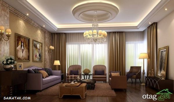 کناف کاری سقف؛ جدیدترین مدل های کناف کاری سقف (100 عکس)