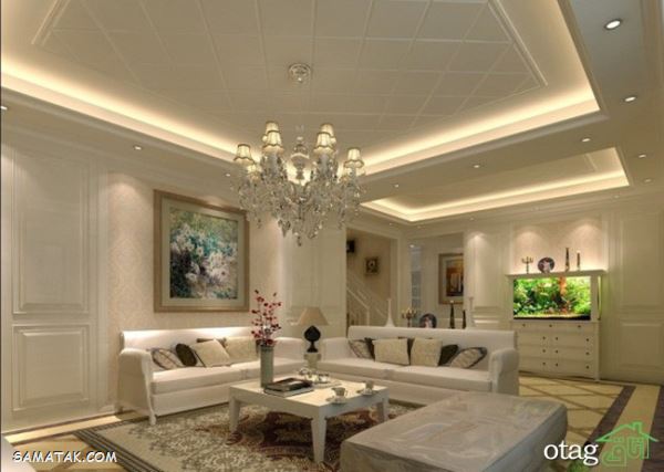کناف کاری سقف؛ جدیدترین مدل های کناف کاری سقف (100 عکس)