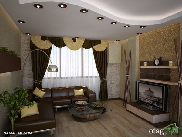 کناف کاری سقف؛ جدیدترین مدل های کناف کاری سقف (100 عکس)
