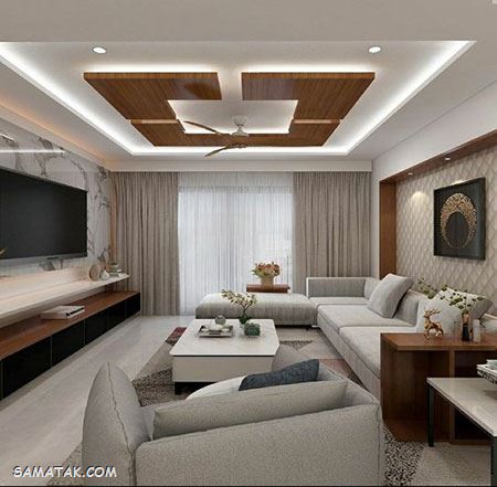 کناف کاری سقف؛ جدیدترین مدل های کناف کاری سقف (100 عکس)